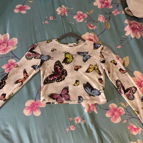 ButterFly See through Shirt 🦋 - Picture 1 of 4